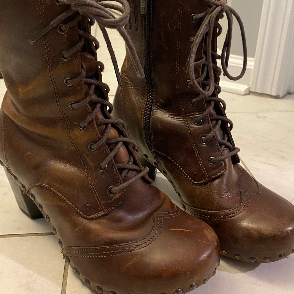 Indestructible Dansko lace up boots